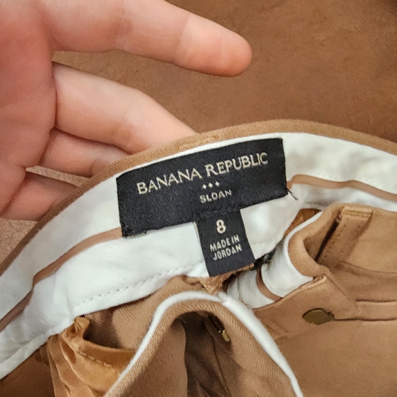 Banana Republic Womens Sloan Pants Tan - Picture 2 of 2